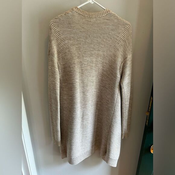 Heavy Knit Open-Front Cardigan GAP thigh-Length/tunic - Picture 3 of 7